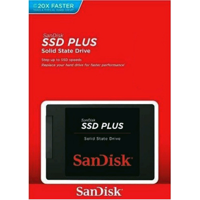 SSD 1000GB Sandisk SSD Plus 450MB/535MB/s 20X