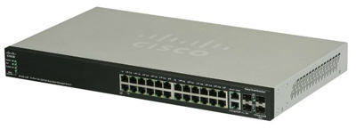 Switch Cisco SF500-24-K9-NA 24 portas 10/100, 2 Gigabit