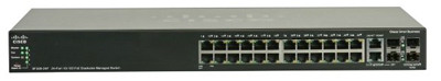Switch Cisco SF500-24-K9-NA 24 portas 10/100, 2 Gigabit
