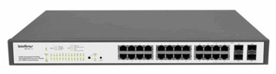 Switch gerencivel Intelbras SG2404 PoE 24 portas Gigab