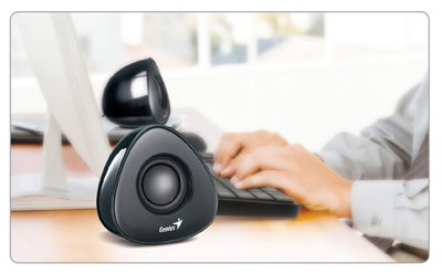 Caixas de som estreo Genius SP-U150X P2 c/ USB, 4W RMS