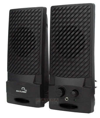 Caixas de som Multilaser SP050 multimdia 1W RMS USB P2