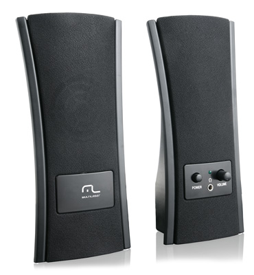 Caixas de som Multilaser SP053 1W RMS USB, udio P2