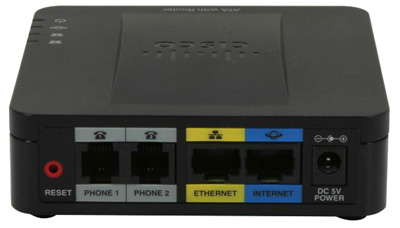 Roteador com 2 telefones (FXS), Cisco SPA122, 1 WAN