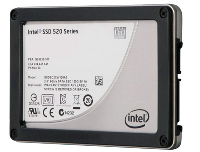 SSD Intel Serie 520, 180GB SSDSC2W180A3K5, SATA3