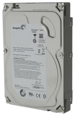 HD de 1 TB Seagate ST1000DL002 SATA2 3Gb/s 5900RPM 32MB