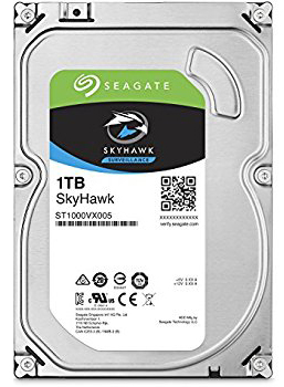 HD 1TB SATA3 p/ video DVR NVR Seagate Skyhawk 64MB