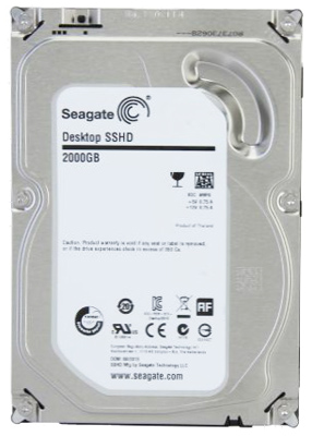 HD hbrido SSHD 2TB Seagate ST2000DX001 SATA3 64MB, 8GB