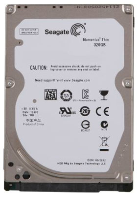 HD Seagate Momentus 320GB 2,5 pol. ST320LT007 SATA2