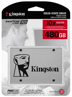 HD SSD 480GB Kingston SUV400S37/480G 550 MBps