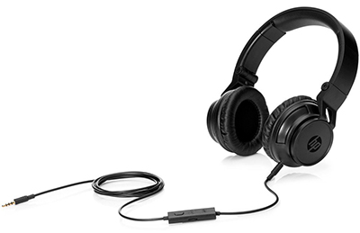 Headset com microfone HP H3100 T3U77AA c/ cont. vol. P2