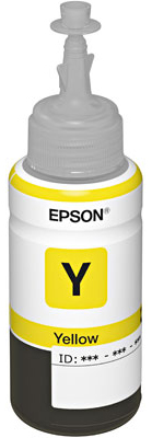 Refil de tinta amarelo Epson T673420, 70ml p/ L800