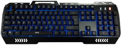 Teclado game OEX TC204 Fusion, teclas Anti-Ghosting USB