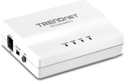 Servidor de impresso Trendnet TE100-MFP1 1 porta USB