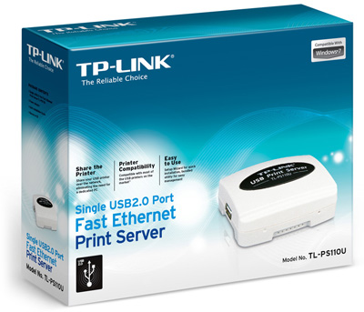 Print Server TP-Link TL-PS110U 1 porta USB 2.0 , 10/100