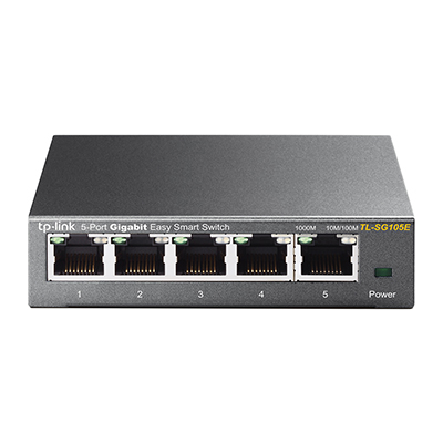 Switch TP-Link TL-SG105E EasyS. 5 Portas 10/100/1000Mbp