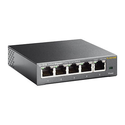 Switch TP-Link TL-SG105E EasyS. 5 Portas 10/100/1000Mbp