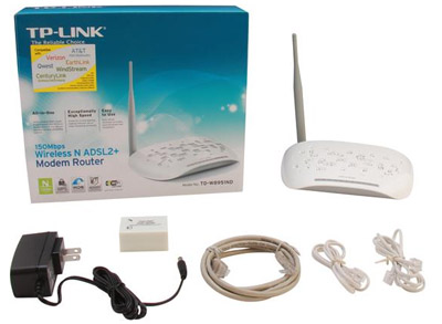 Modem ADSL, roteador Wi-Fi TP-Link TD-W8951ND 5dBi 