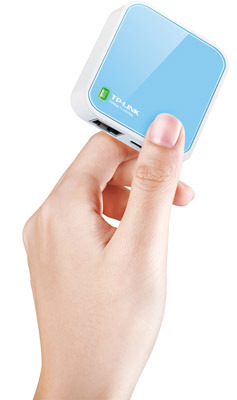 Roteador e AP WiFi de bolso TP-Link TL-WR702N 150 Mbps
