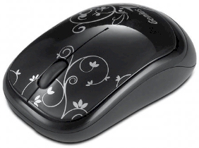 Mouse s/ fio Genius Traveler 6000 2.4GHz 1200dpi floral