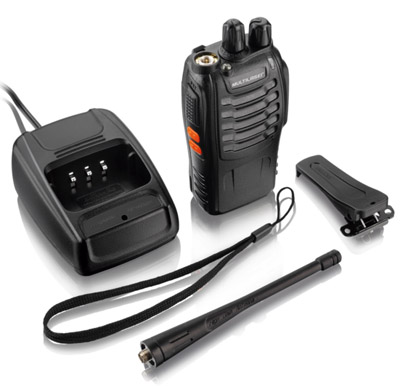 Rdio walkie talkie Multilaser TV003 8Km, 16 canais