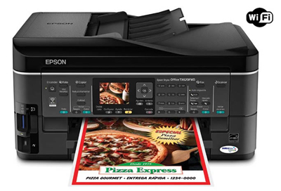 Multifuncional Epson TX620FWD, com fax e rede WiFi