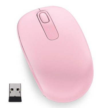 Mouse Microsoft Wireless Mobile 1850 1000 dpi rosa