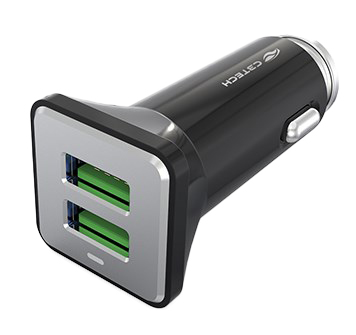 Carregador veicular USB Lightning C3Tech UCV-L420 4,2A 