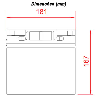 Bateria chumbo-acido Unipower UP12180, 12V, 18Ah, M5