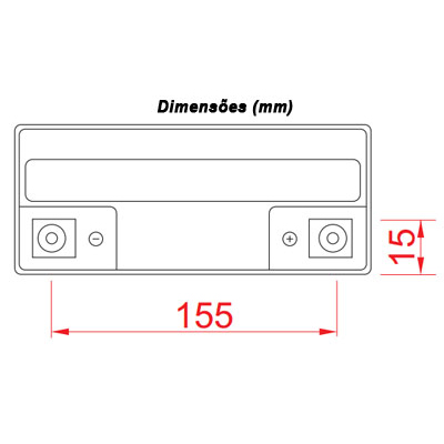 Bateria chumbo-acido Unipower UP12180, 12V, 18Ah, M5