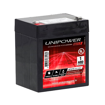 Bateria chumbo-acido Unipower UP1245, 12V, 4,5Ah, F187