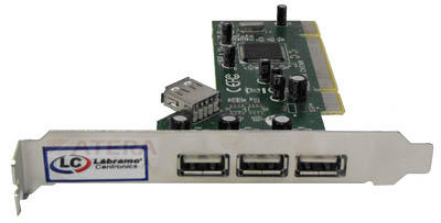 Placa PCI, USB 2.0 com 4 portas, Labramo 50850