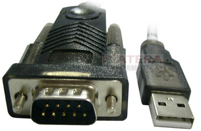 Conversor USB p/ serial RS232 para PC Labramo 50837-001