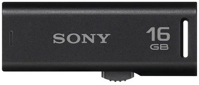 Pendrive 16GB Sony MicroVault USM16GR/BM c/ LED, USB2