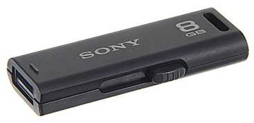 Pendrive 8GB Sony MicroVault USM8GR/BM c/ LED, USB