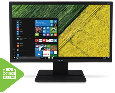 Monitor LED Acer V246HQL 23,6 pol. wide preto full HD