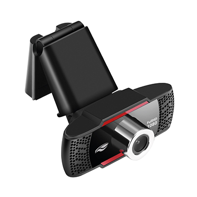 Webcam HD 1080P com microfone C3Tech WB-100BK
