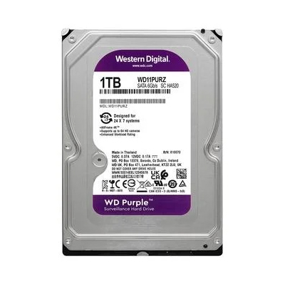 Disco rgido 1TB WD11PURZ Purple para cftv - WD-Intelbras