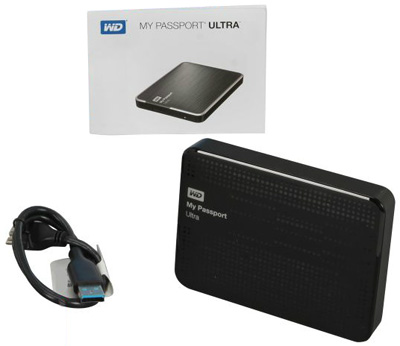 Mini HD externo 1 TB, WD My Passport Ultra, USB3