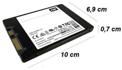 SSD 1TB WD Blue WDS100T2B0A SATA3 2,5 pol. 525/545MBps