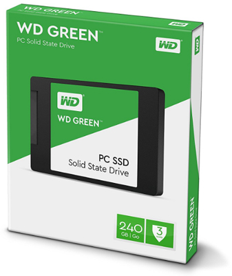 SSD 240GB WD Green WDS240G1G0A 6GBps 465MB/s, 540MB/s
