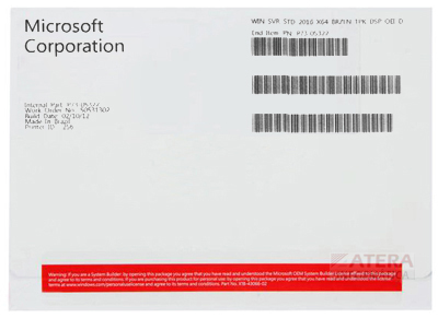 Windows Server 2016 Standard OEI Full 64bits P73-07108