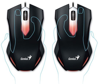 Mouse gamer Genius X-G200 ambidestro 1000 dpi, USB