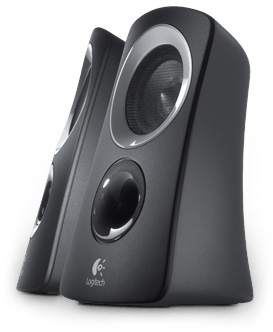 Caixas de som 2.1 c/ subwoofer, Logitech Z313, 25W RMS 