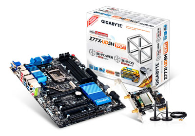 Placa me Gigabyte GA-Z77X-UD5H-WB LGA-1155 c/ Wifi, BT