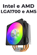 Cooler p/ CPU CoolerMaster Hyper 212 ARGB c/ controle