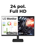 Monitor LG 24 pol. 24MS500-B IPS 100Hz 5ms Full HD 24ms c/inclinao