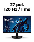 Monitor Philips 27 LED Full HD 271V8LAB3/57 120Hz 1ms VA HDMI/VGA MM