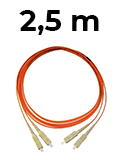 Patch cord ptico Duplex 62.5 SC-UPC Furukawa 2,5m