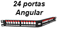 Patch Panel Descarregado Angular 24 portas 1U Furukawa9